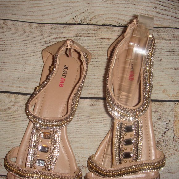 JustFab Beaded Sandal 7.5 - Picture 6 of 6
